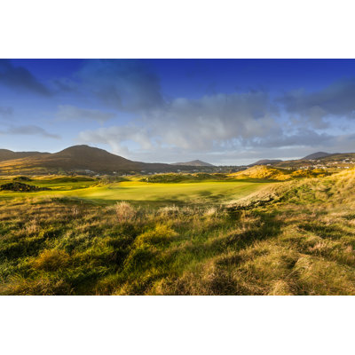 Traditional Links Golf Course by RichardALock - Wrapped Canvas Print