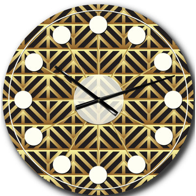 Horloge murale Golden Luxury