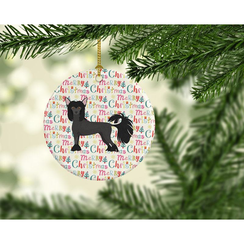 Figurine décorative suspendue joyeux Noël chinois # 1