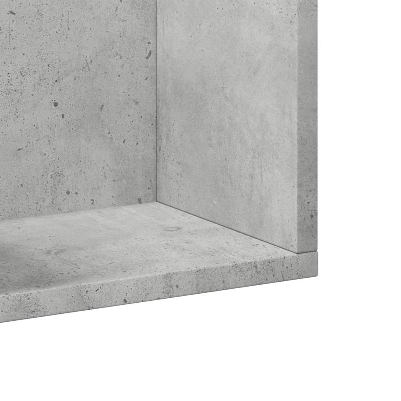 Oliveah 2 Piece Bracket Shelf, Concrete Grey