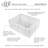 23.63'' L Single Bowl Fireclay Kitchen Sink-14385962