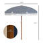 Parasol d'extérieur avec inclinaison