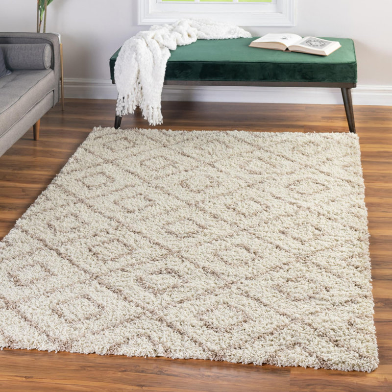 Geometric Indoor Rug, Rectangle 5'3" x 8'