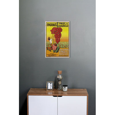 Engrais Praul And Gounelle Wine by Public Domain - Advertisements on Canvas