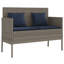 Banc de patio avec coussins Vidaxl-97884432