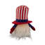 Gnome patriotique 4,75 "illuminé le 4 juillet