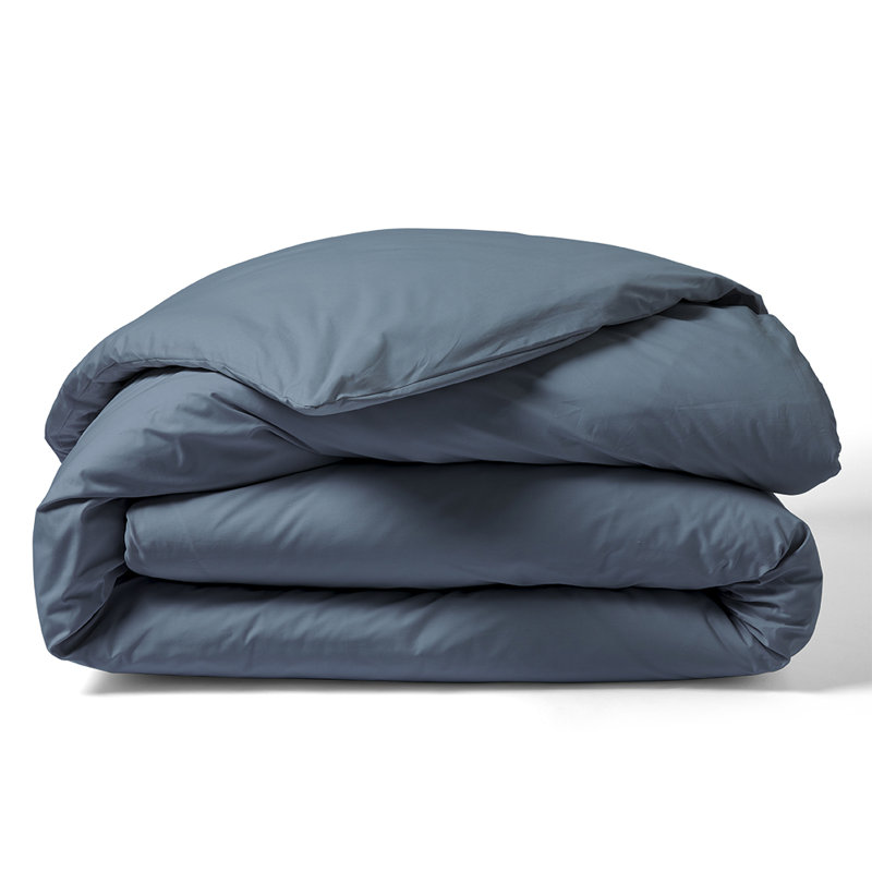 Hazelanne Solid Colour Duvet Cover with Pillowcases, 220 x 240cm Duvet Cover, Lagoon