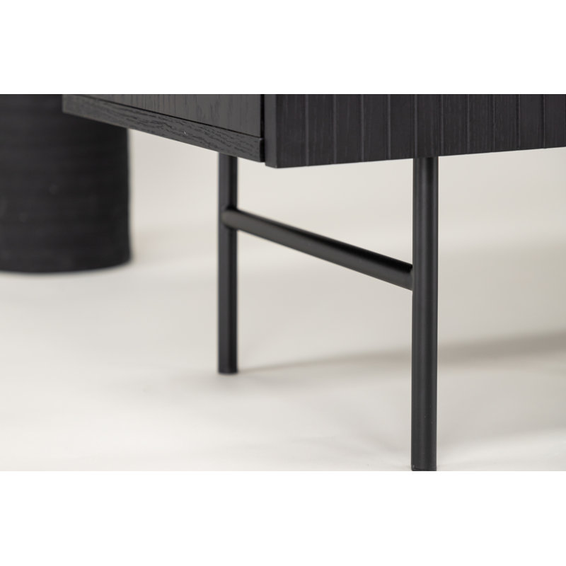 Hertzfeld Steel Standard Accent Cabinet, Black