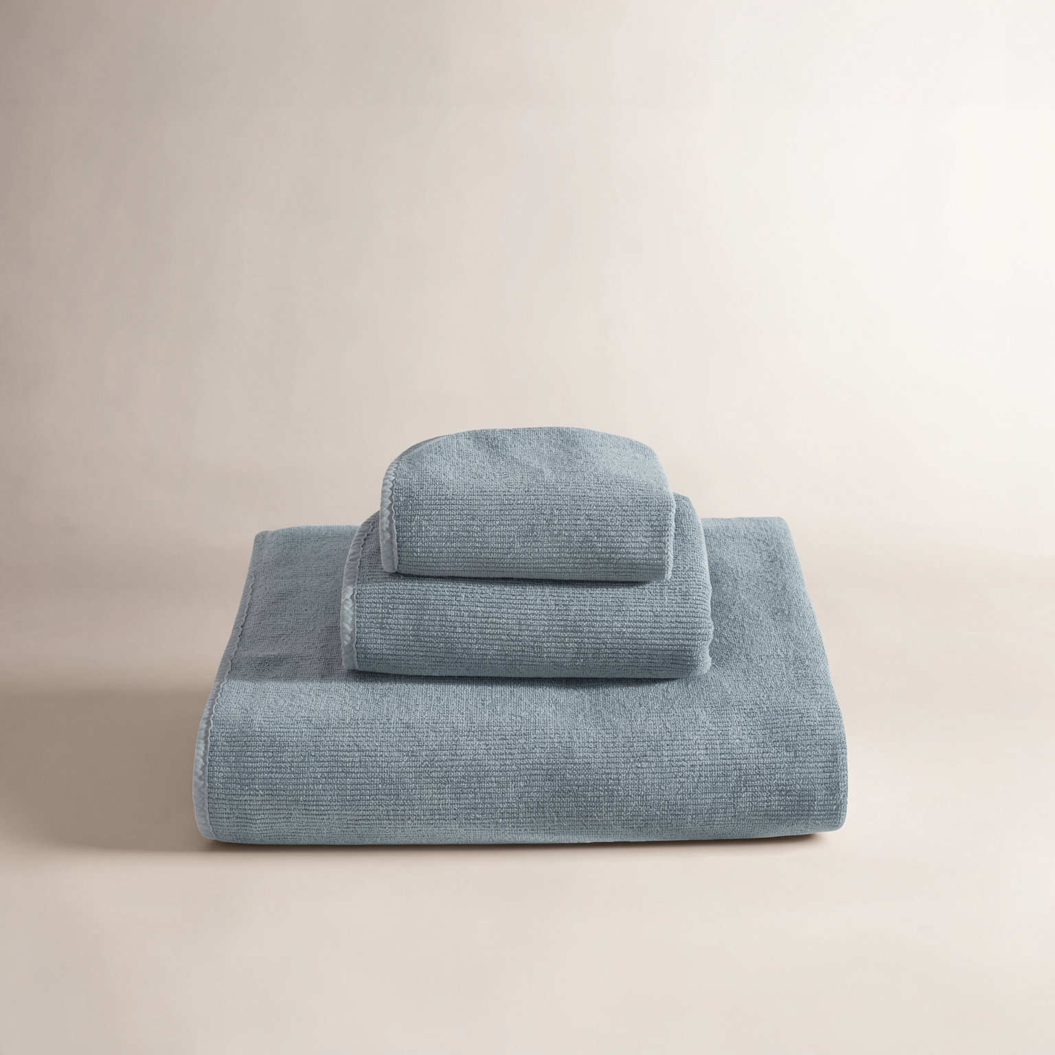 Blythe Cotton Washcloth, Blue