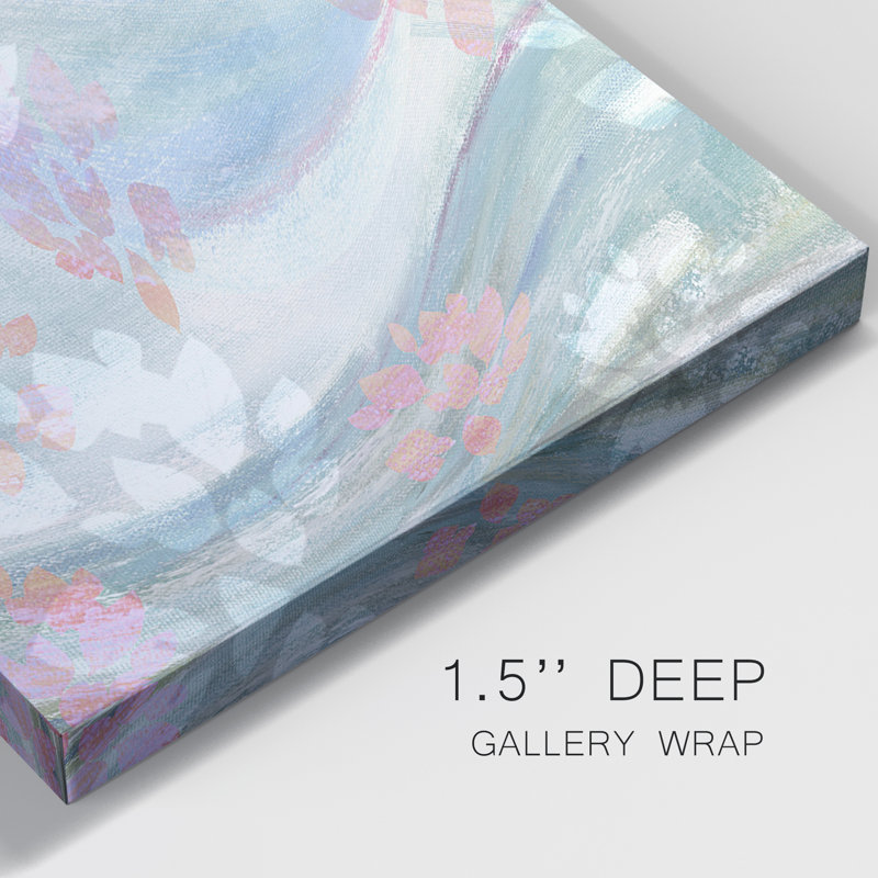 «Spring Is in the Air I», ensemble de 2 peintures, H 20 po x l 10 po x P 1 po, Toile tendue