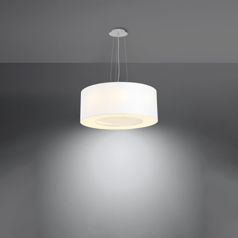 Saturno 5 - Light White Shaded Pendant