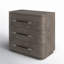 Modern Mood Three Drawer Nightstand-587332616
