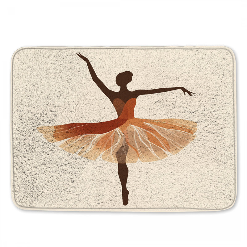 Tapis de bain Ballet Dancer, L 24 po x L 17 po
