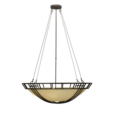 48"W Flowing Cross Inverted Pendant