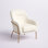 Fauteuil en velours de 26,25 po Margo