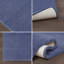Tapis de bain Marshmallow, peluche haute de 0,75 po, séchage rapide et antidérapant, microfibre certifiée OEKO-TEX (17 x 24, 20 x 30, 24 x 36)-2113545040