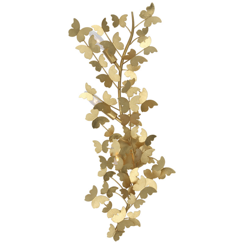 Julie Neill 3 - Light Armed Sconce, Gild