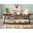 70.9" Extra Long Industrial Console Table, Rustic Sofa Table Behind Couch, Narrow Entryway Hallway Bar Table, Tall Accent Furniture