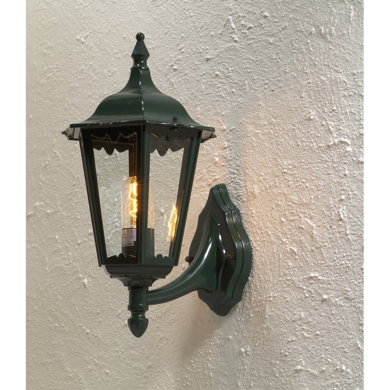 Firenze Outdoor Wall Lantern, Green
