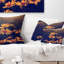 Coussin lombaire floral sauvage