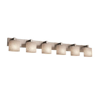 Éclairage pour meuble-lavabo modulaire 6 lumières Ainka