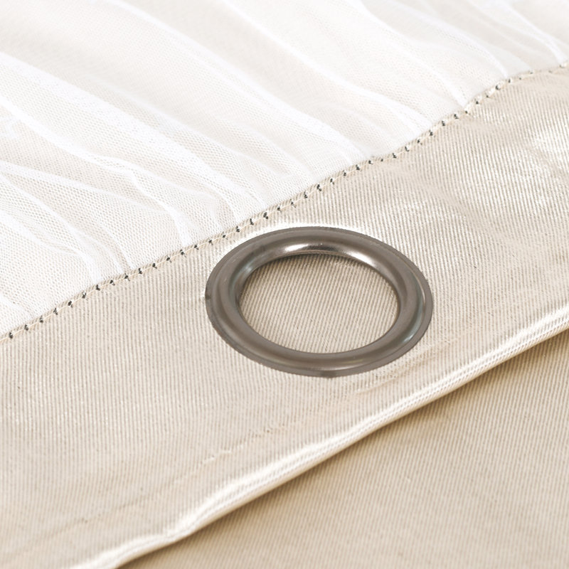 Curtain Pair, 38" W x 84" L, Beige