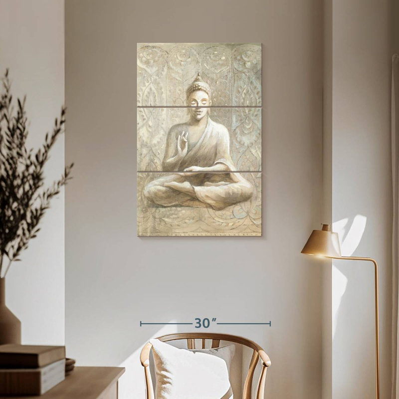 Leisha paix du Bouddha, 57" H x 36" W