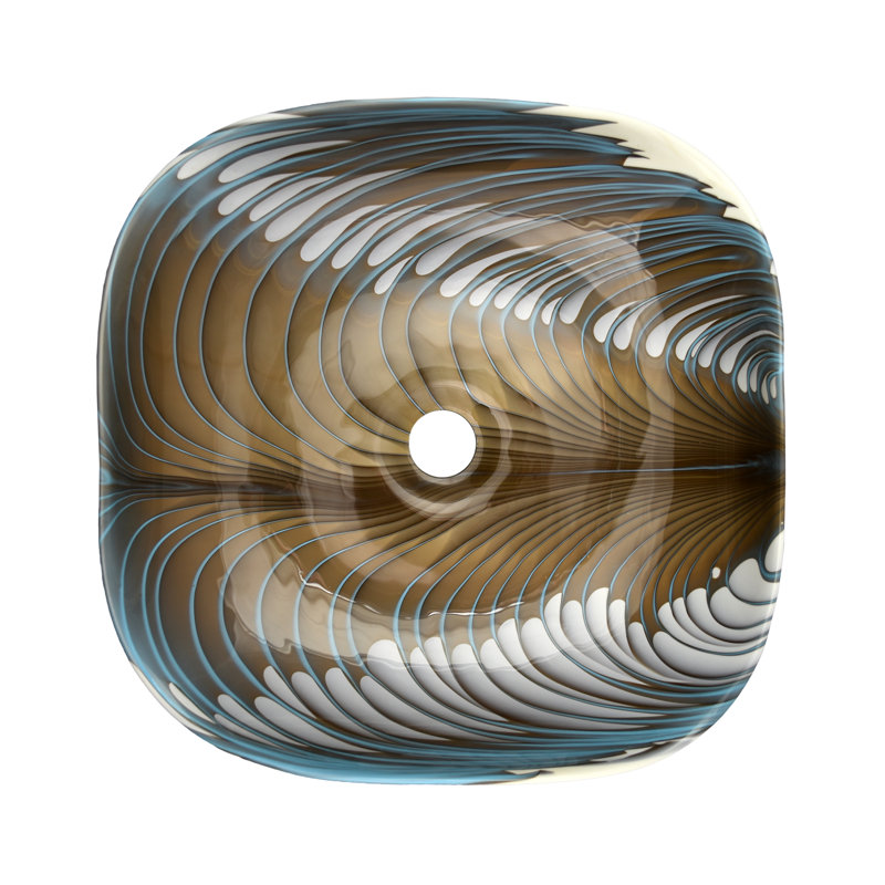 Murano Glass Specialty Vessel Bathroom Sink