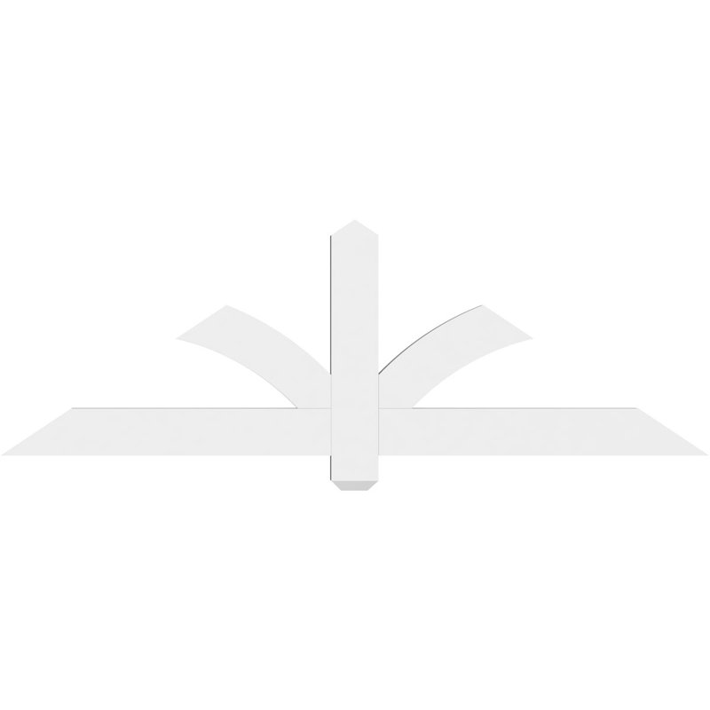 Support pour pignon en PVC Redmond, H 20 po x l 60 po (pas: 8/12), P 2 po x F 4 po