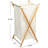 X-Frame Bamboo Hamper, Washable Liner and Bamboo Frame, and Renewable, Folds for Storage, Simple and Chic-1456044466-1456044465