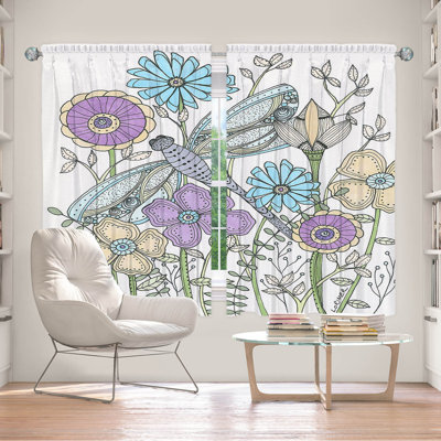 Paire de rideaux obscurcissant en polyester Chervil