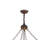 Rustic Lodge 8 - Light Dark Burnished/Antique Copper Kitchen Island Pendant