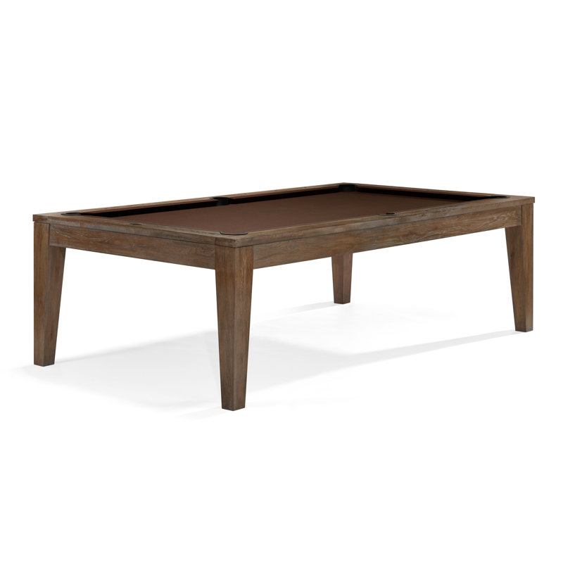 The Loft 8' Slate Billiard Table with Professional Installation Included, Chocolate