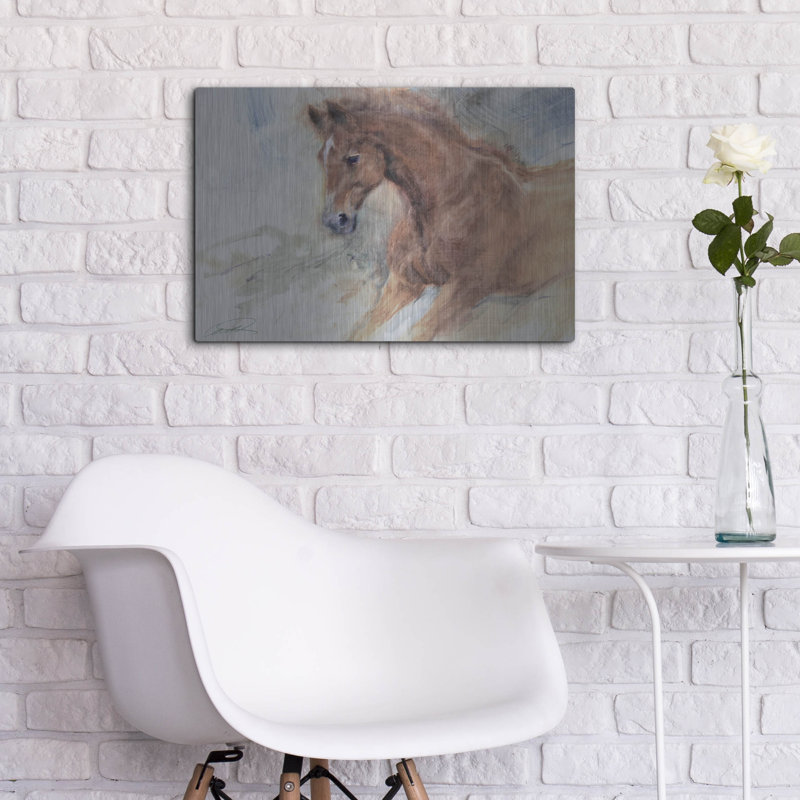 «Equine exercise» par Robert Campbell, H 16 po x l 24 po