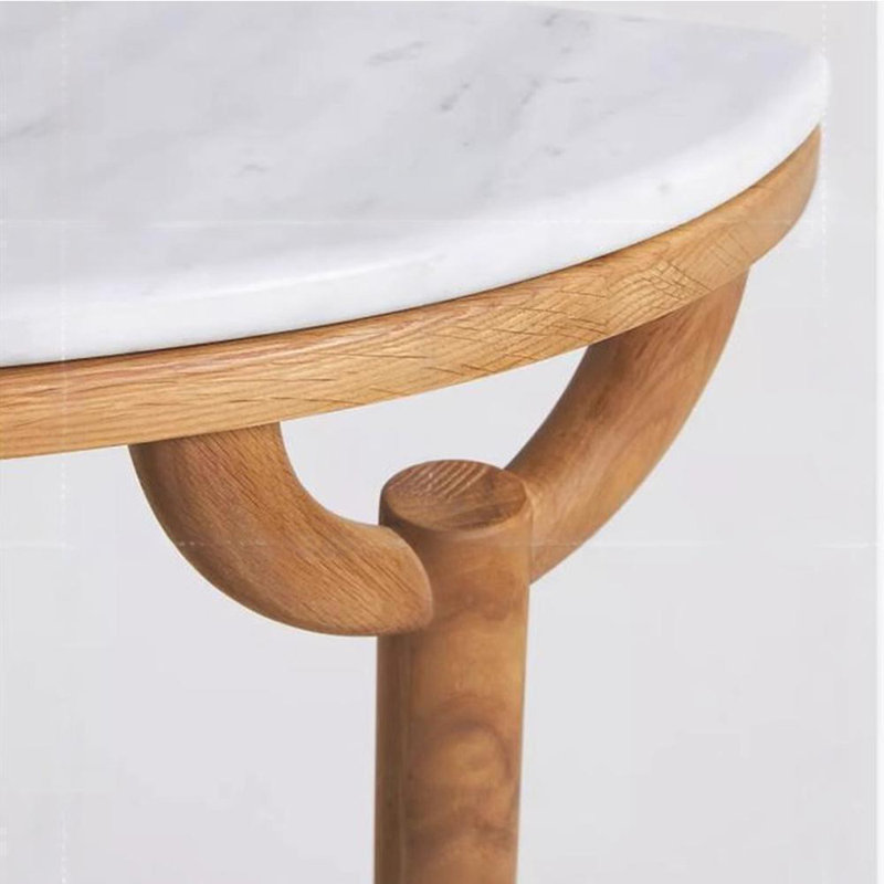 Mid-Century Modern Solid Wood Entry Console, 31.5" H x 55.1" W x 13.8" D