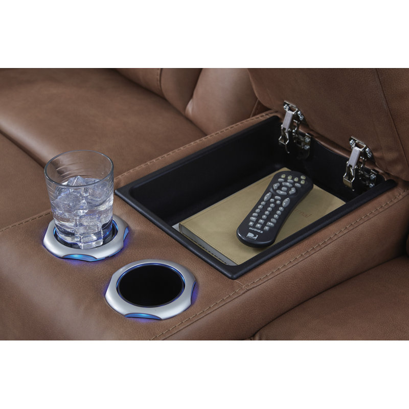 Nura Power Reclining Loveseat With Console