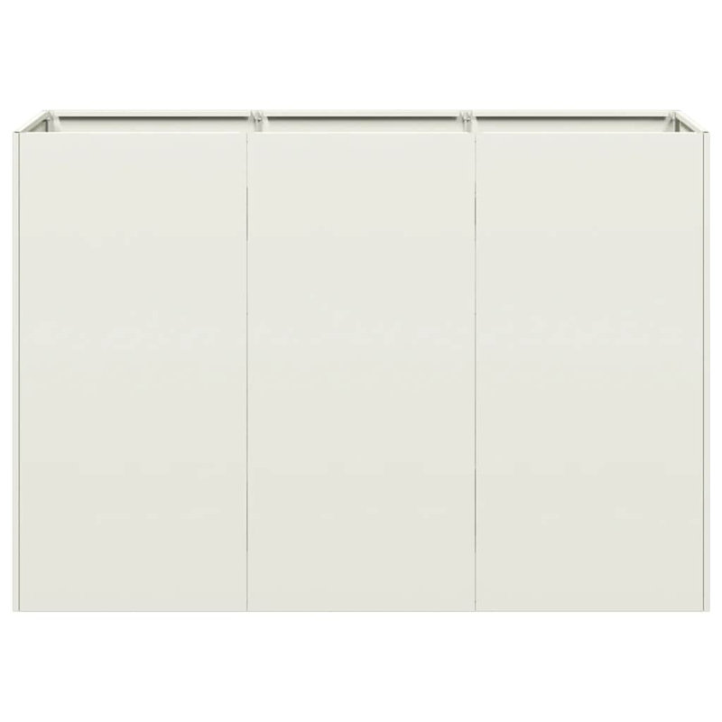 Metal Planter Box, 31.50" H x 47.24" W x 15.75" D, White