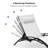 15Ft Rectangle Outdoor Garden Table Umbrella With 69.3" Long Reclining Chaise Lounge-121546323