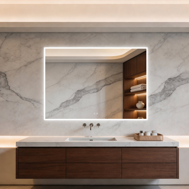 Camden 60" x 42" LED Mirror, 60" x 42", Rectangle