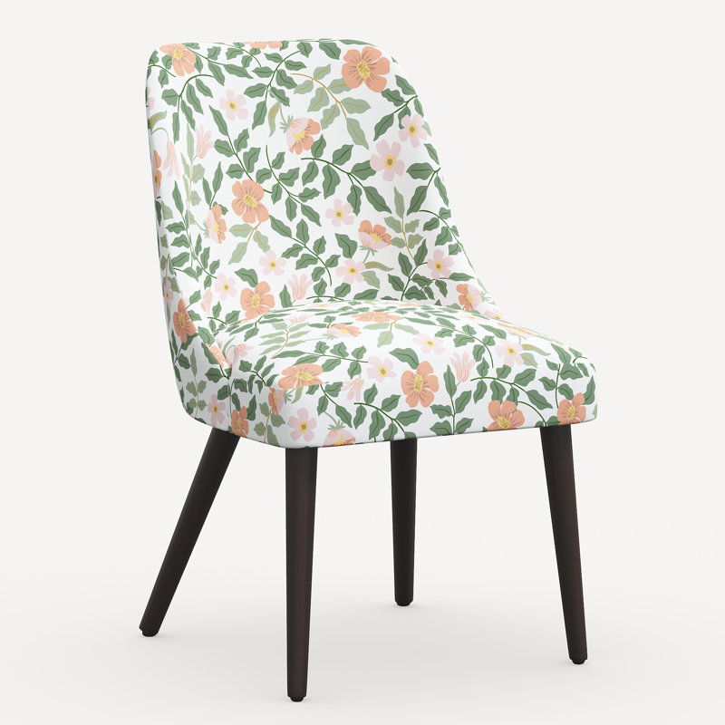 Clare Dining Chair, Rpc Primrose Blush & Cream Linen