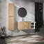 Meuble-lavabo de 42 po avec armoire latérale et lavabo en résine