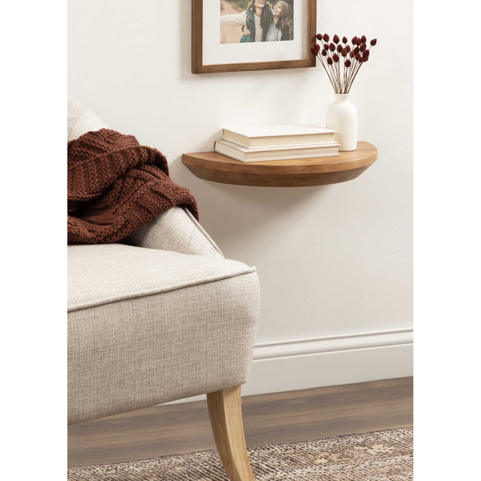 Canvey Floating Shelf, 2.25" H x 18" W x 9" D