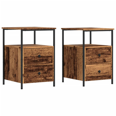Alanni 34cm W Bedside Table