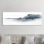 Watercolor Landscape XVII - Panoramic Print on Canvas-618216357-618216360