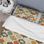 Ensemble de housse de couette orange et vert quadrilobe Elegance I - Mid-Century-109174064