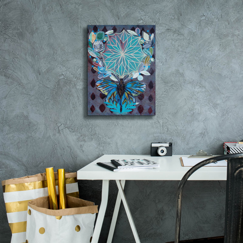 «August Midnight» par Candra Boggs, August Grove, H 16 po x l 12 po x P 0,75 po