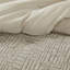 Ensemble 3 pièces d'édredon surdimensionné 100% beige