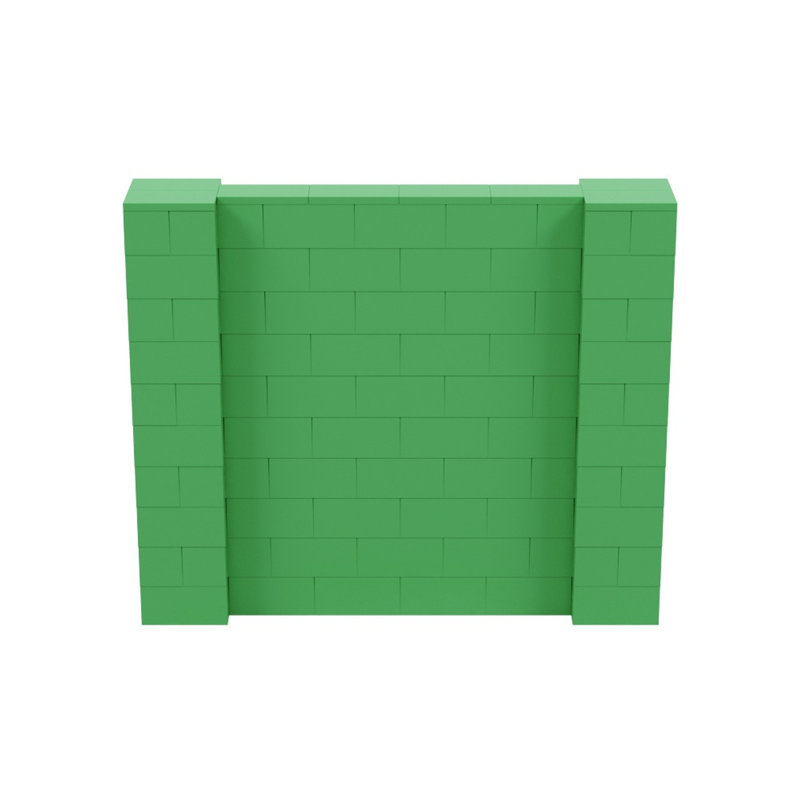 Ensemble mural de blocs géants 7 'T, H 60 po x l 72 po x P 12 po, Vert
