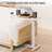 Adjustable Overbed Bedside Table With Wheels Pneumatic Mobile Standing Desk Laptop Desk Rolling Computer Cart Movable Overbed Table Hospital Home Use(27.6" W X 15.7" D)-1919040069