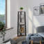 Baynes 125 cm H x 45 cm W Iron Corner Bookcase-137918269